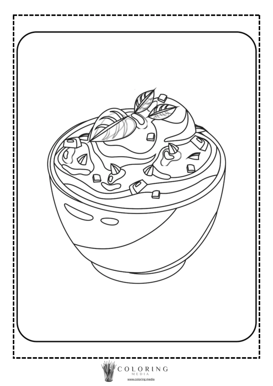 A bowl filled with noodles, topped with herbs and garnishes.