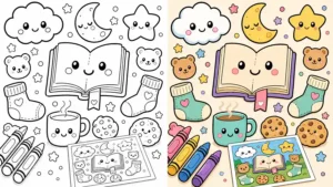 Bold Easy Comfy Pattern Coloring Pages featured image
