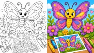 Butterfly Coloring Pages featured image