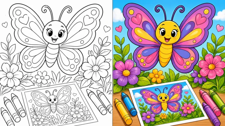 Butterfly Coloring Pages featured image