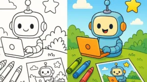 Computer Coloring Pages featured image
