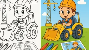 Construction Coloring Pages featured image