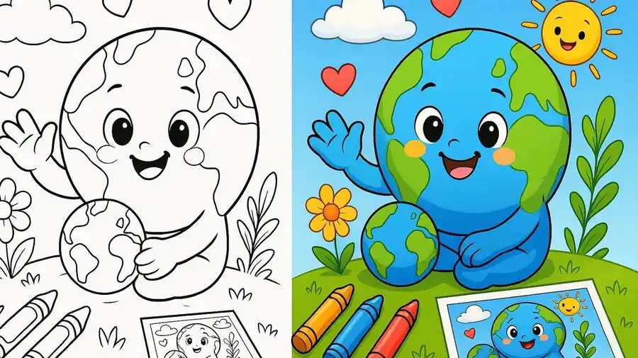 Earth Science Coloring Pages featured image
