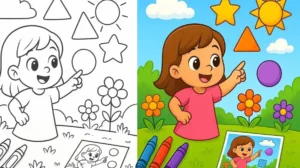 Find And Color Shapes Coloring Pages featured image