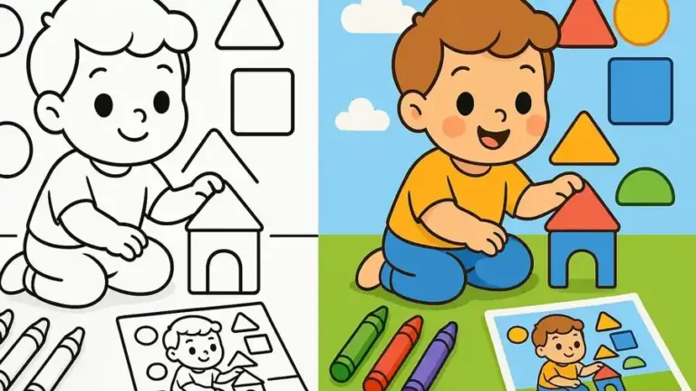Geometric Shapes Coloring Pages featured image