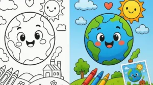 Global Warming Coloring Pages featured image