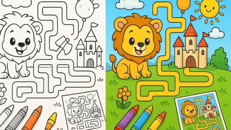 Maze Square Activity Pages Part 2 Coloring Pages featured image