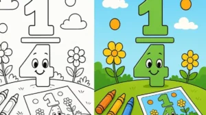 Simple Fraction Coloring Pages featured image