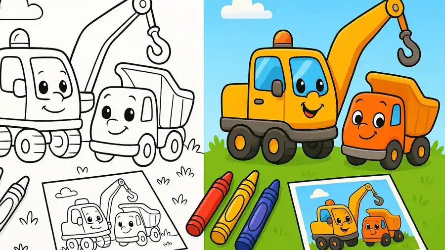 Simple Machines Coloring Pages featured image