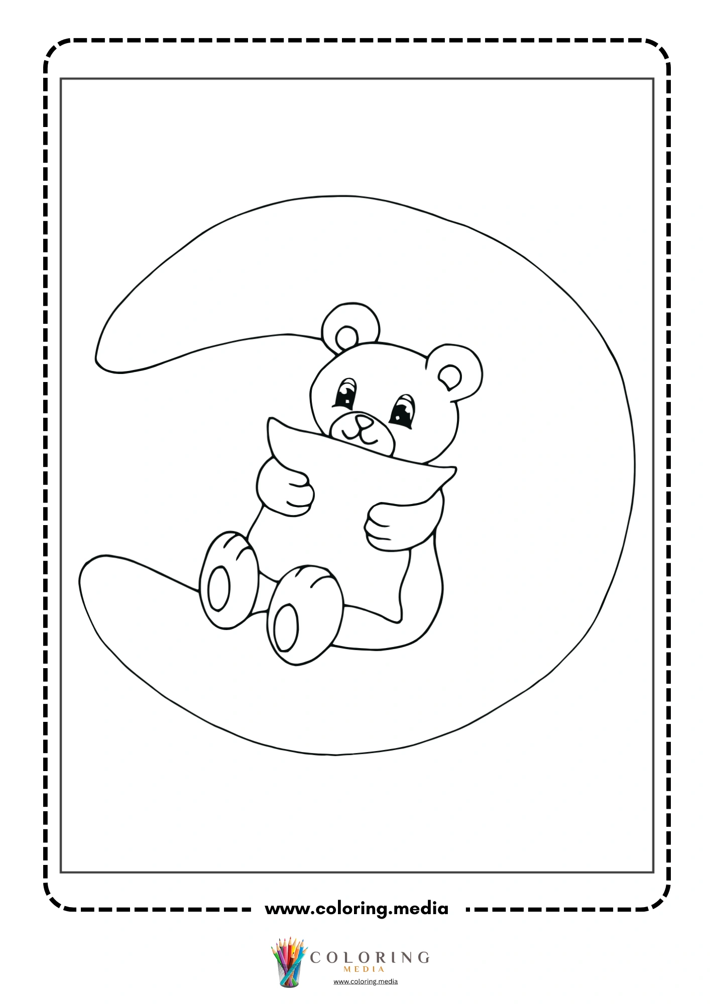 Bear wearing a cozy hooded jacket