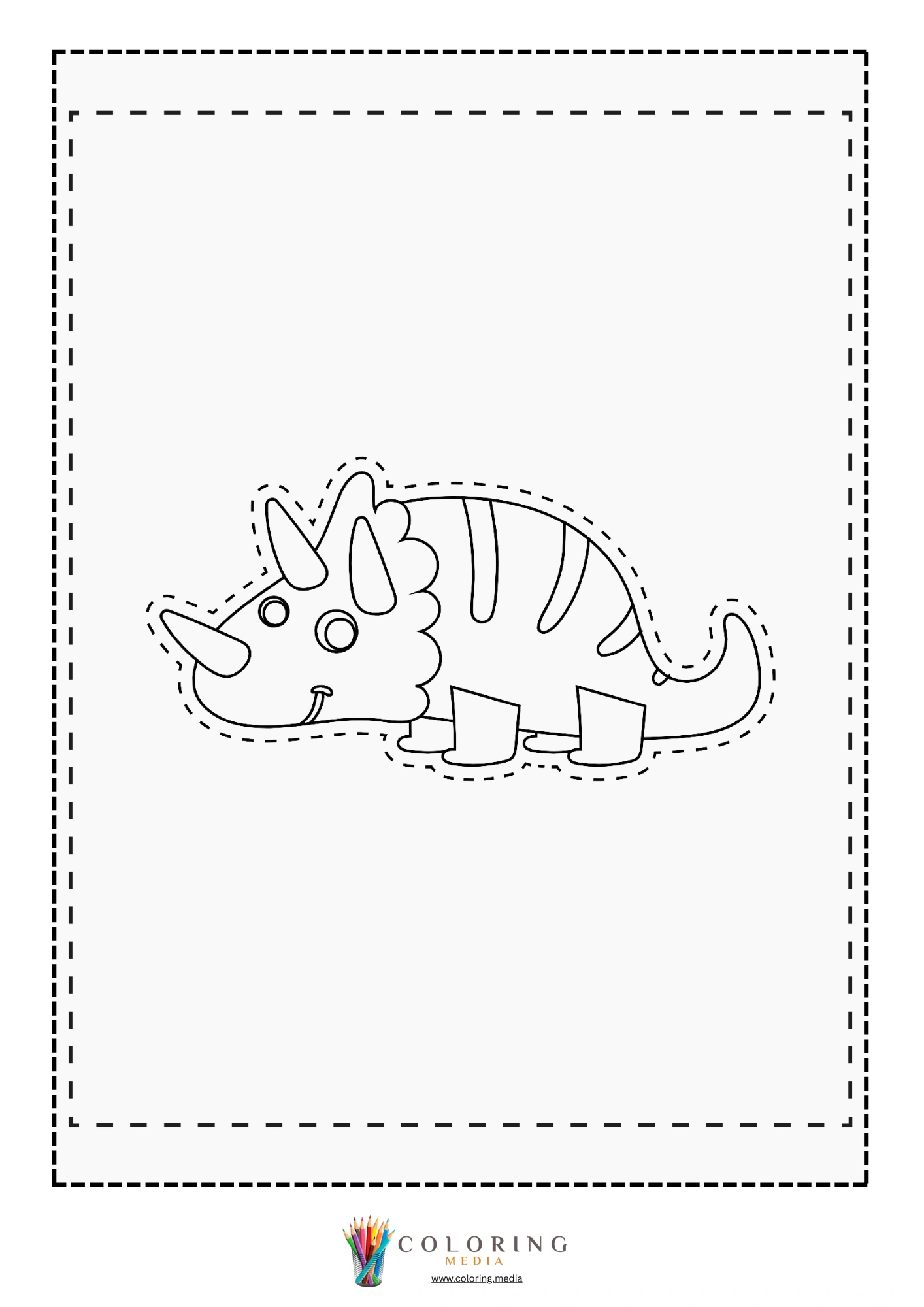 Stegosaurus with back plates walking