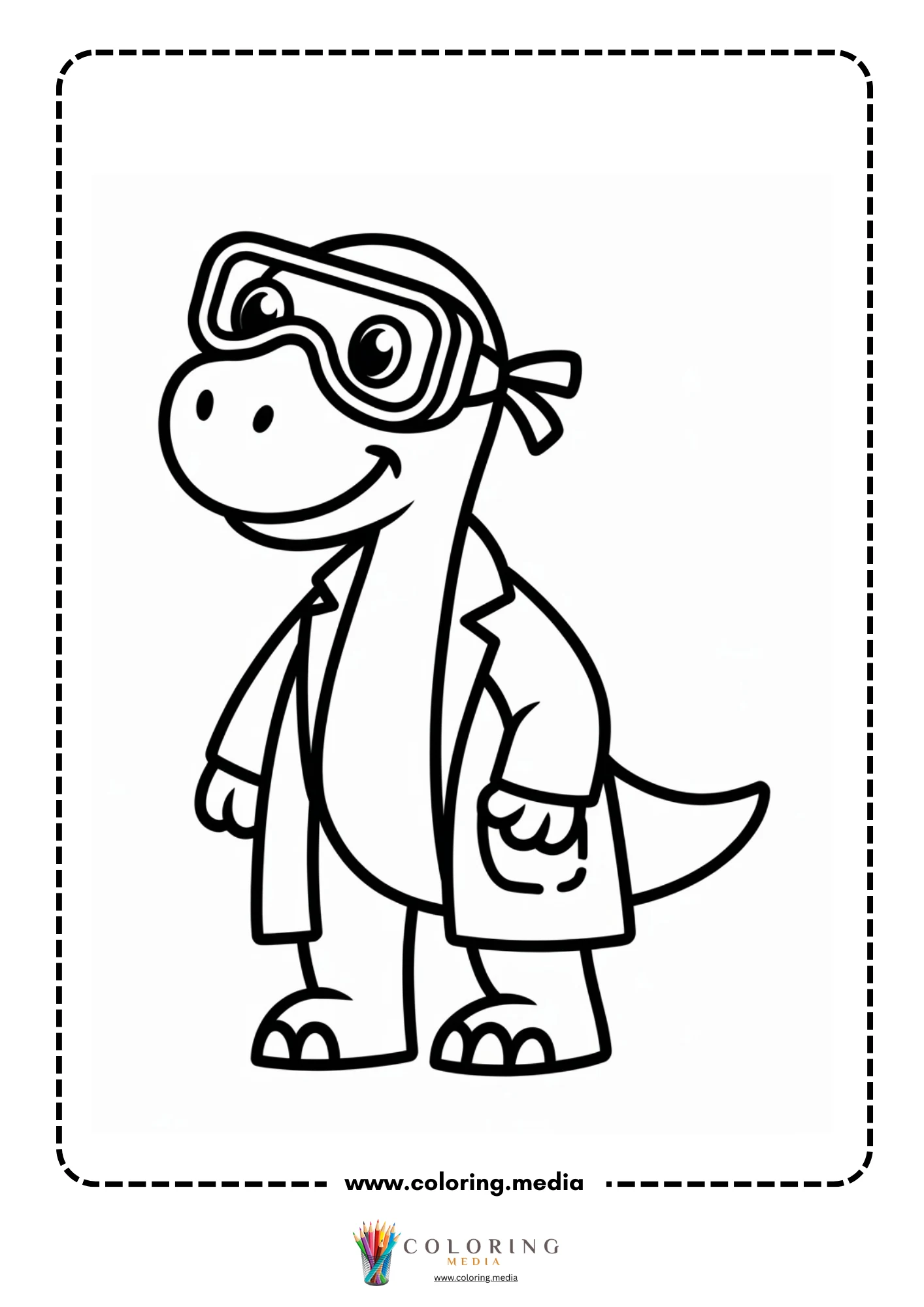 T-rex balancing on top of turtle