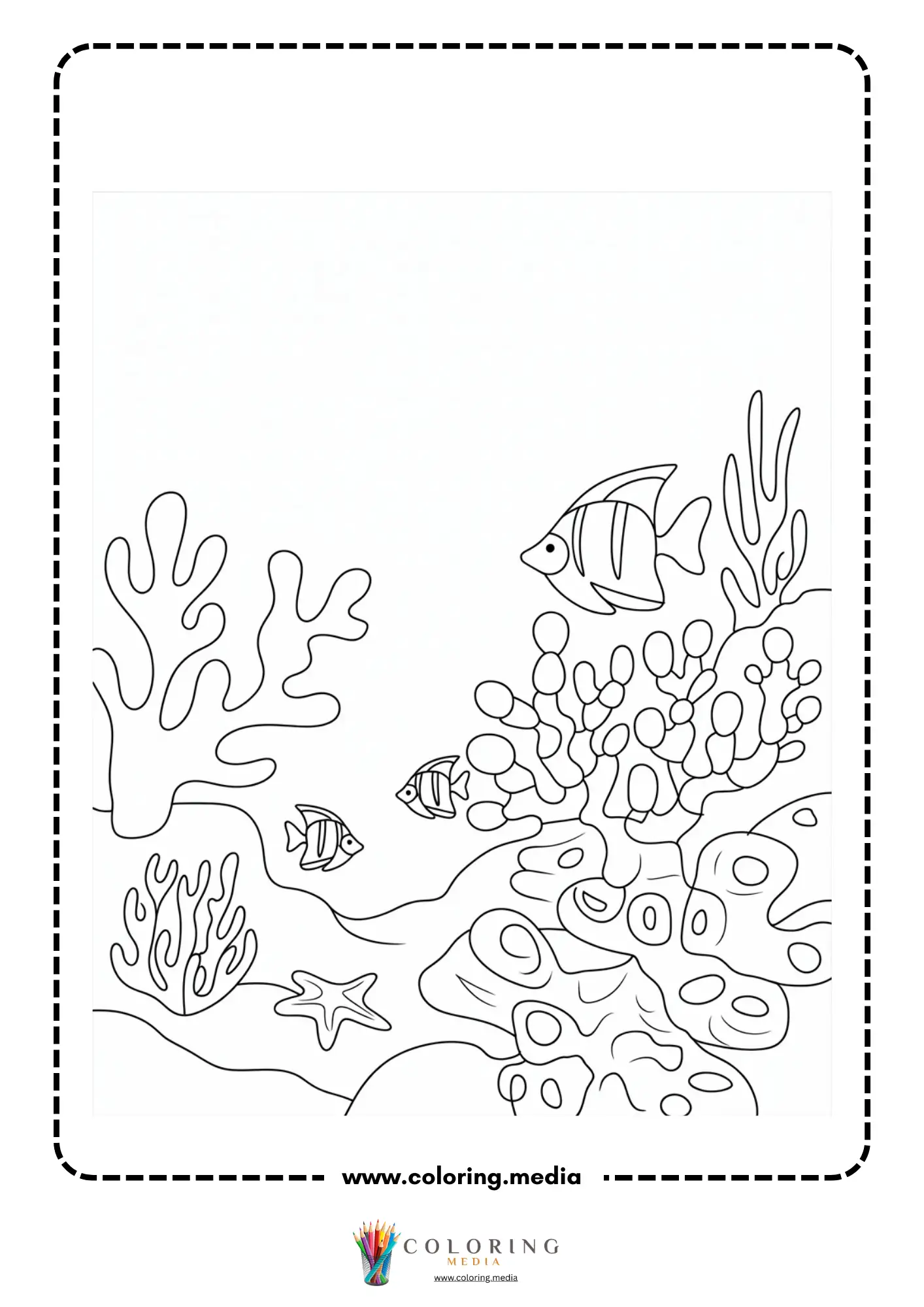 Boy snorkeling among many fish