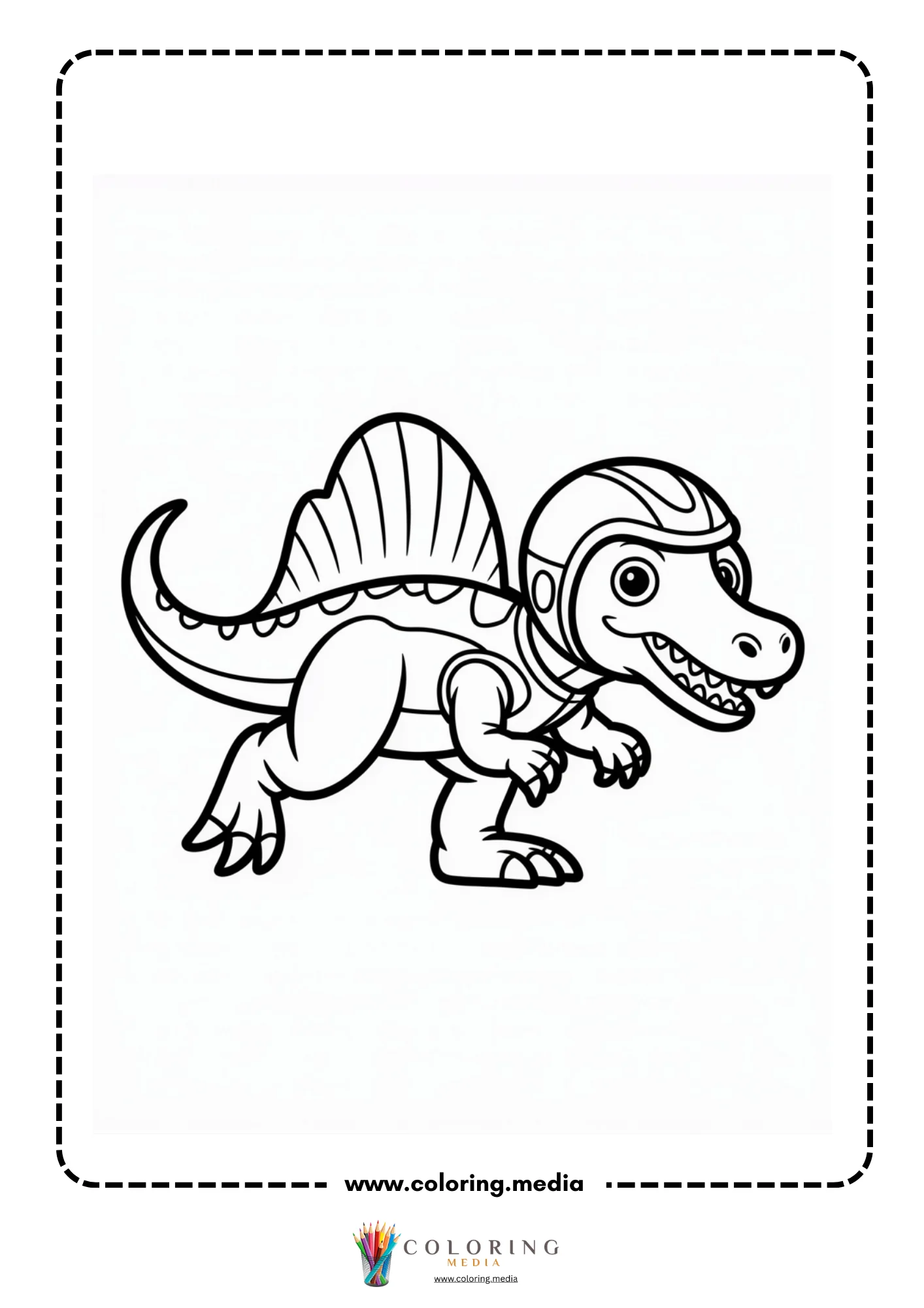 Dinosaurs in an energetic action scene