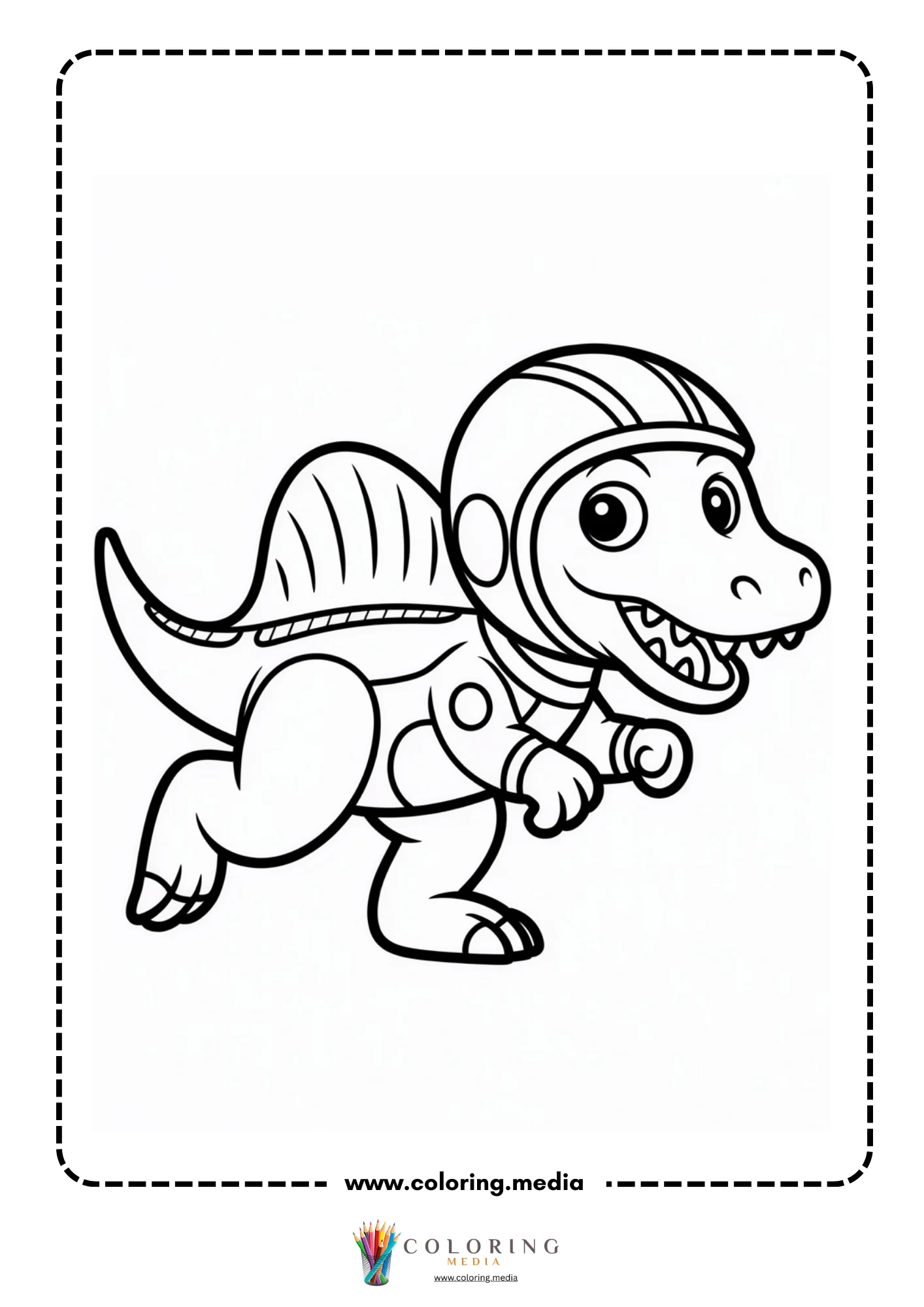 Spinosaurus dressed as a pirate