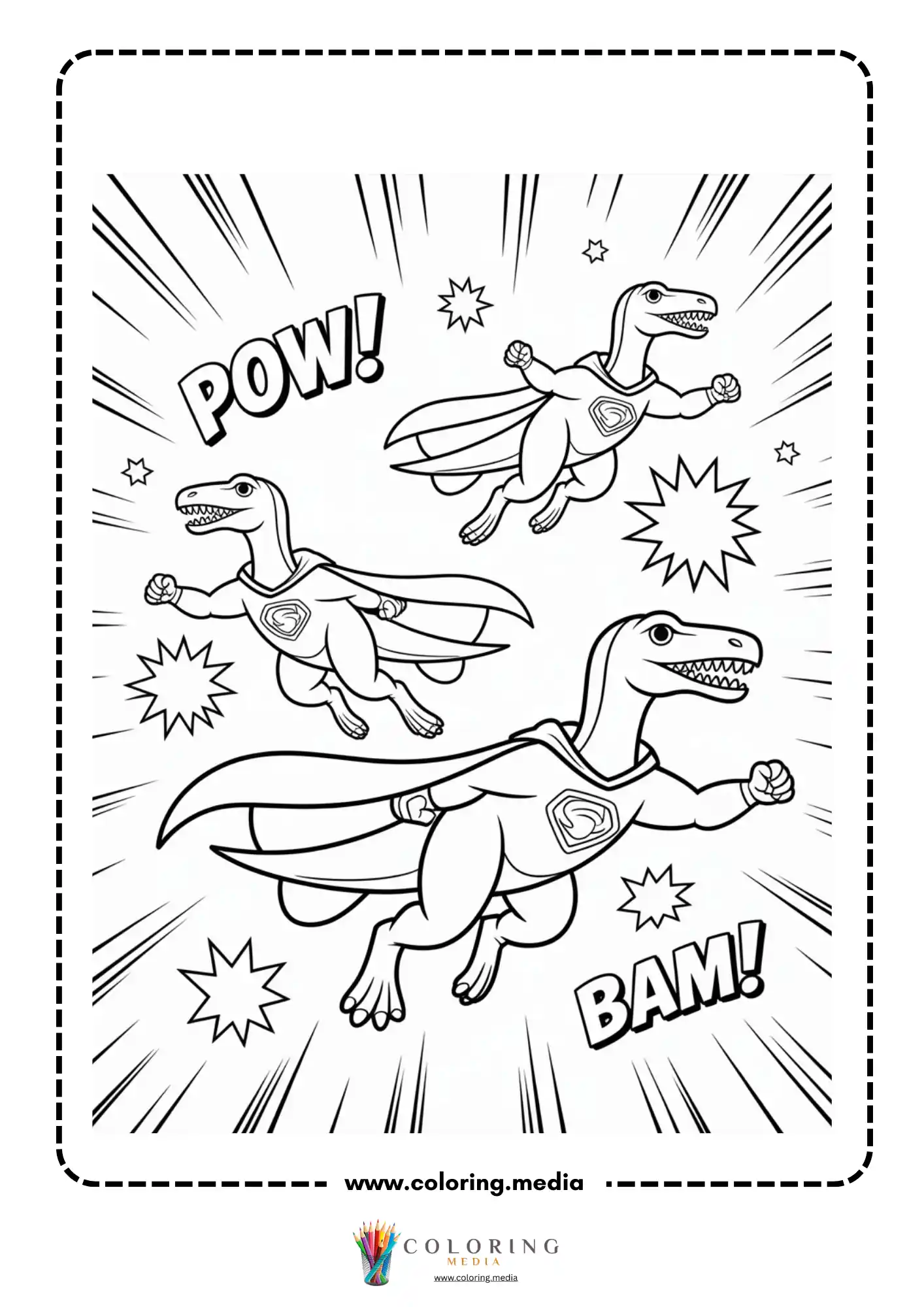 Spinosaurus running at full speed