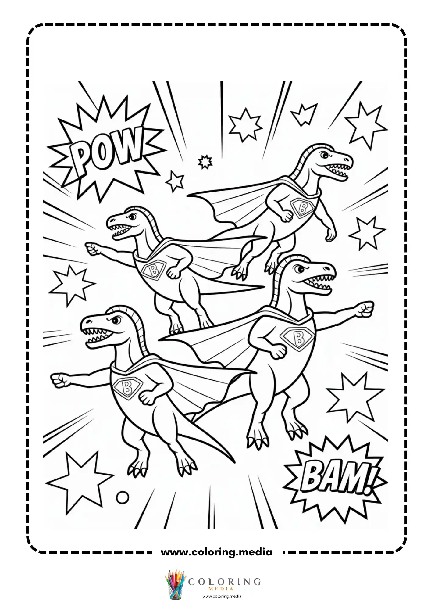 Spinosaurus in a dynamic action pose