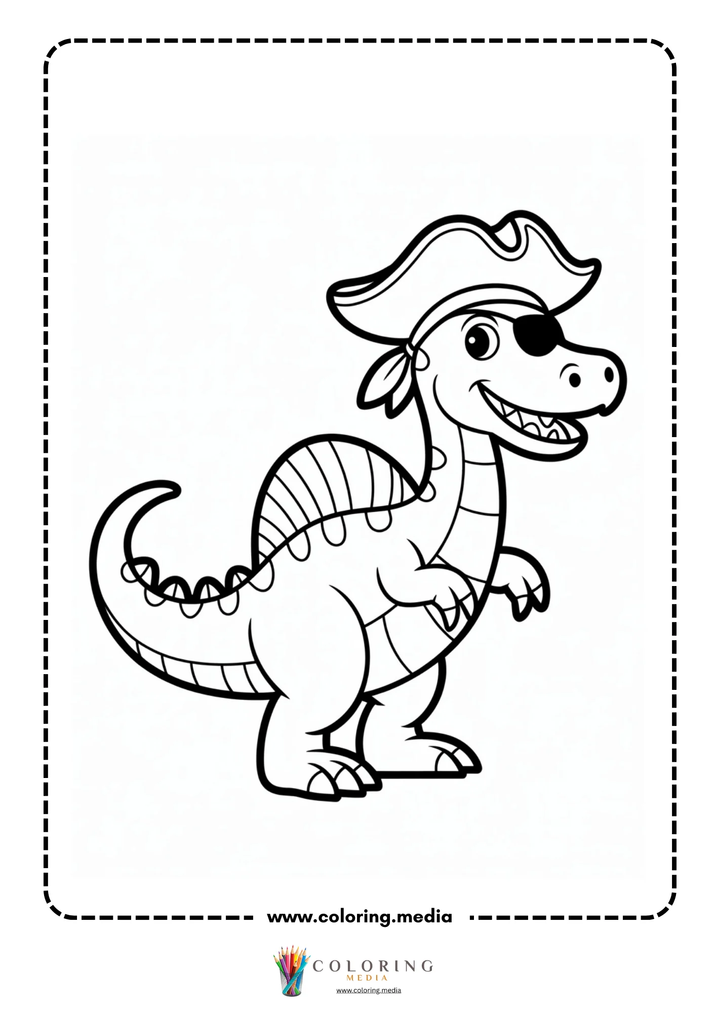 Large spinosaurus looming tall
