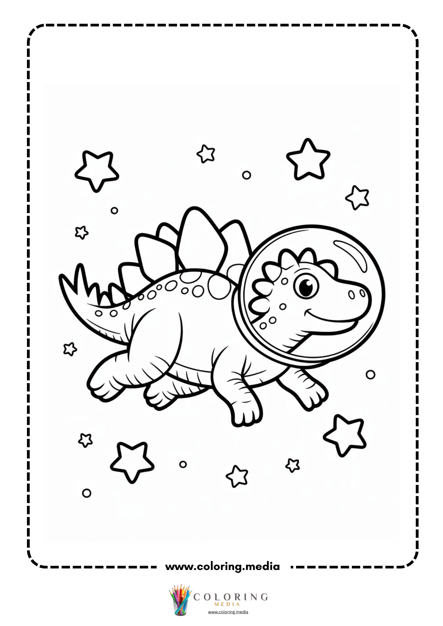 Two cute stegosaurus standing together