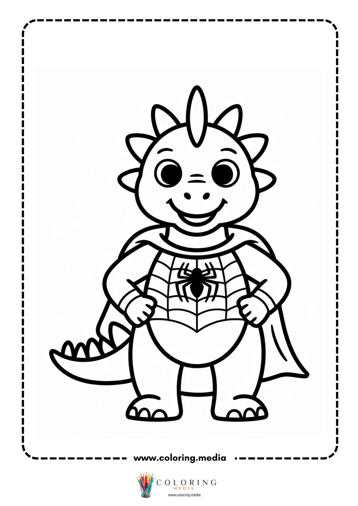 Stegosaurus in a ninja mask