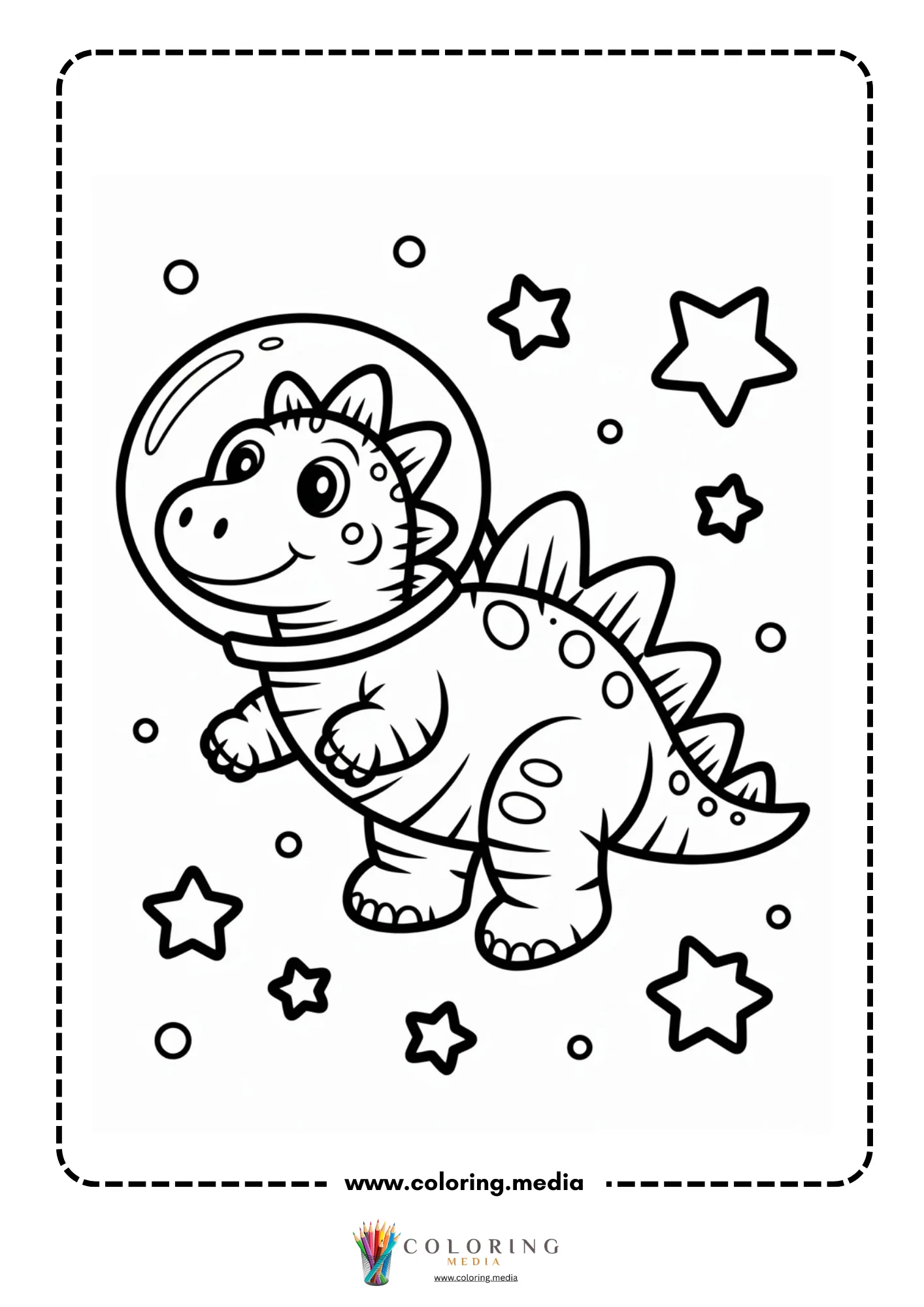 Stegosaurus in a frilly fancy dress