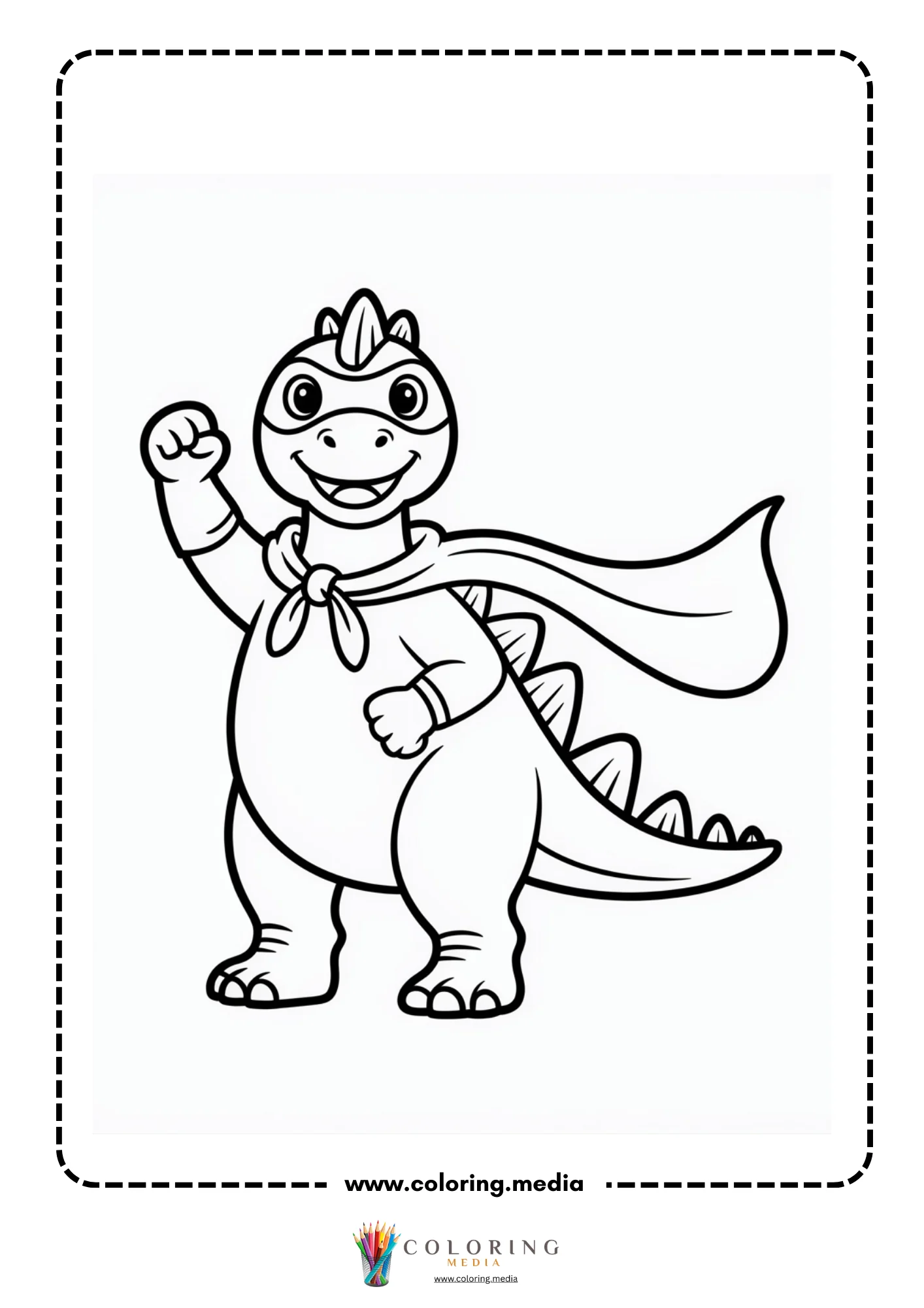 Stegosaurus in full side profile