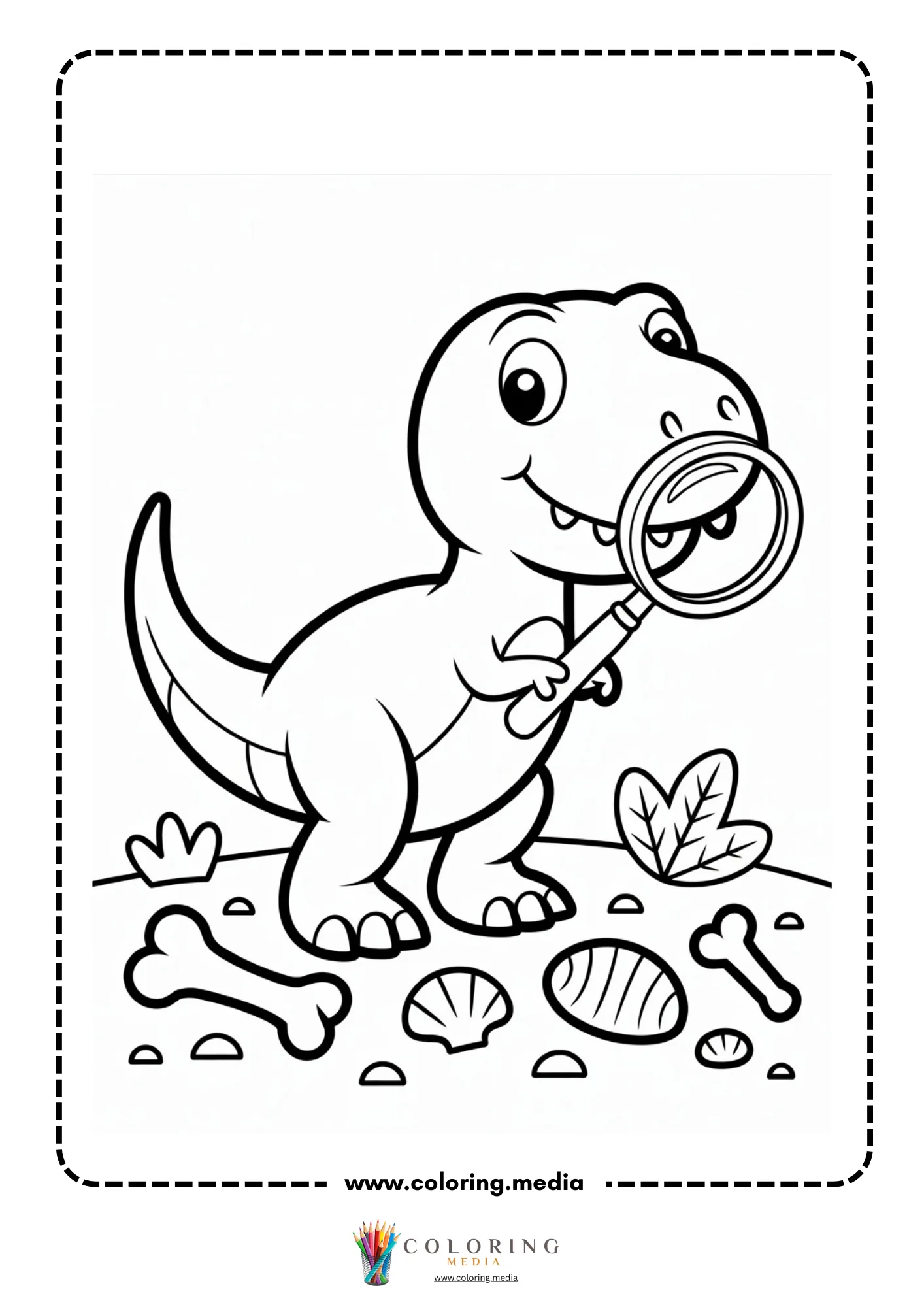 Two t-rex facing off together