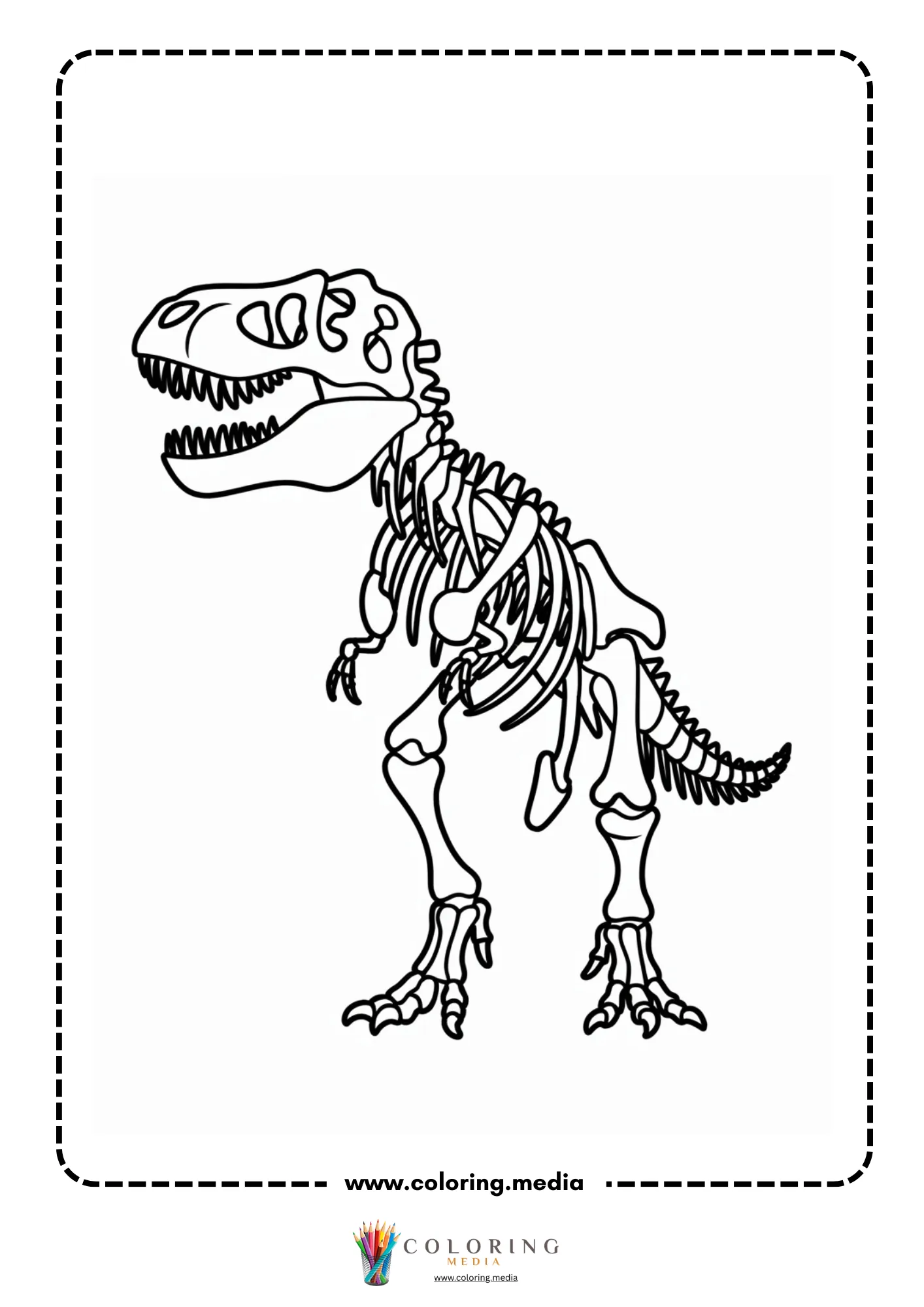 Small cute t-rex character