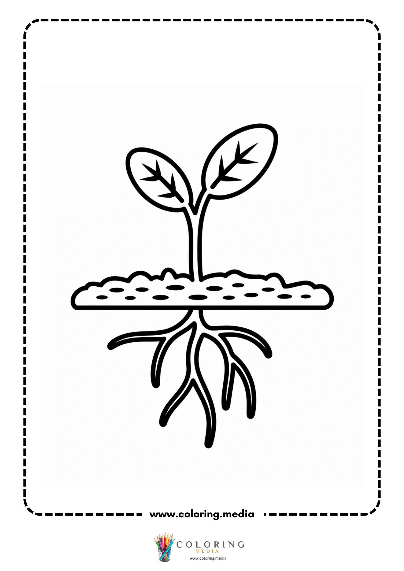 Child watering potted garden plants