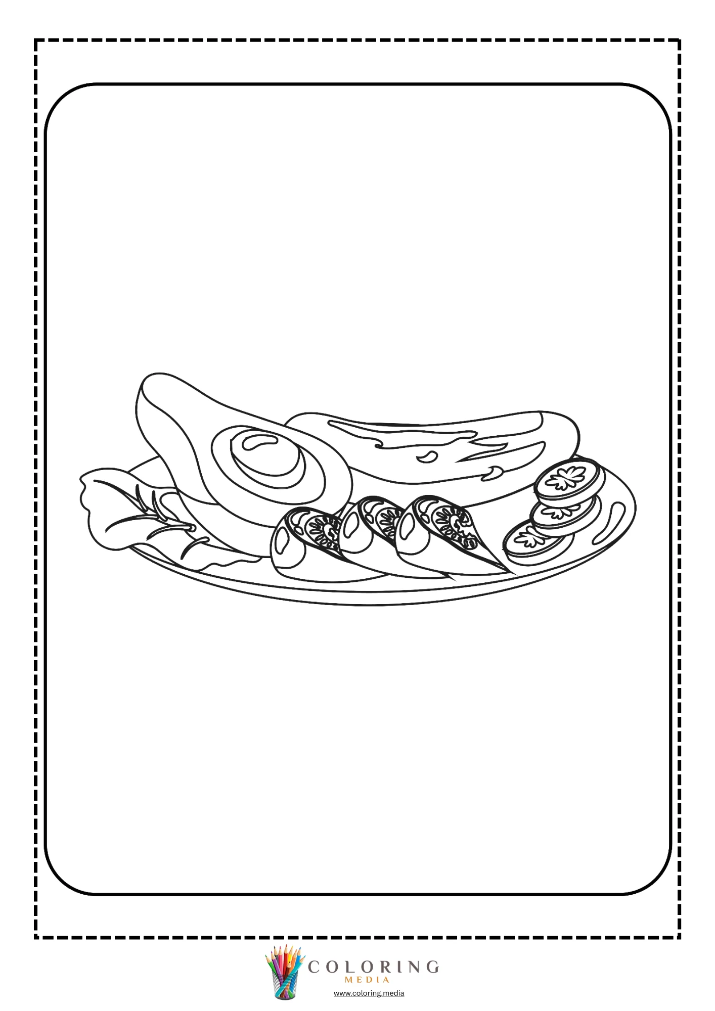 Platter with avocado and small tacos