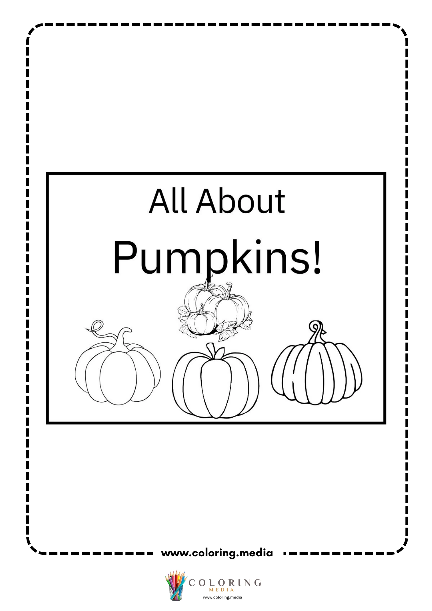 All about pumpkins title page