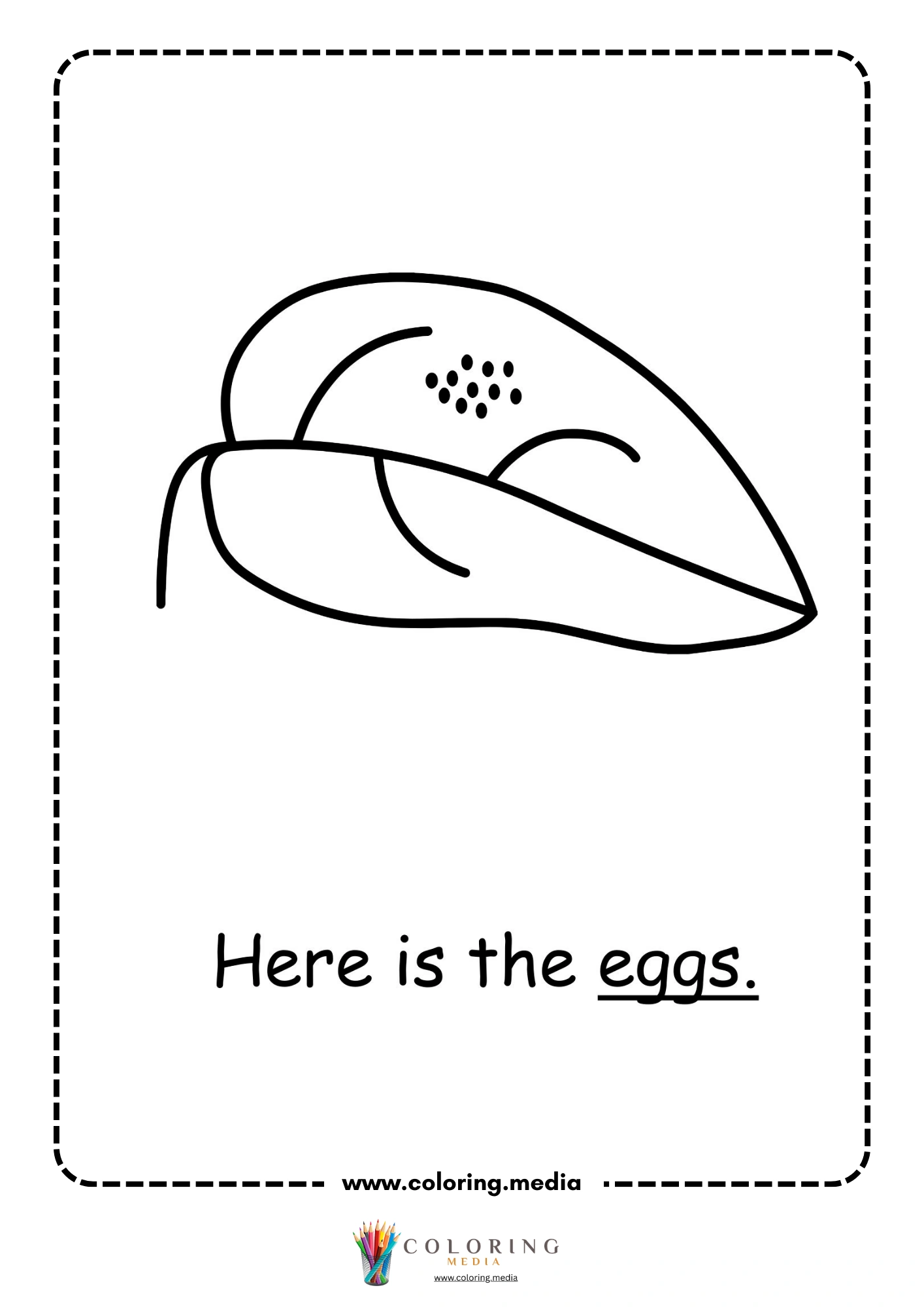 Here is the eggs worksheet