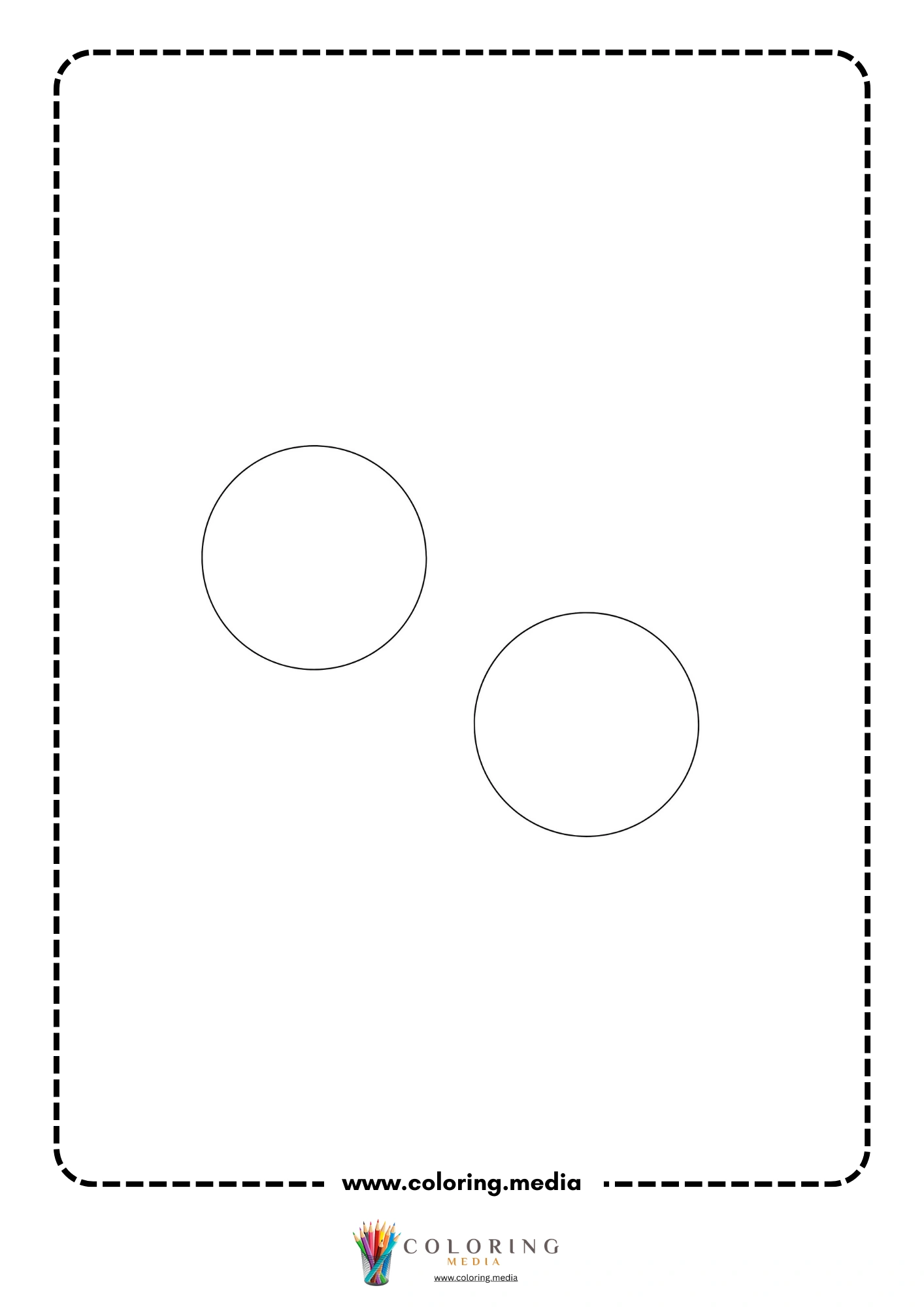 Ladybug craft circles page
