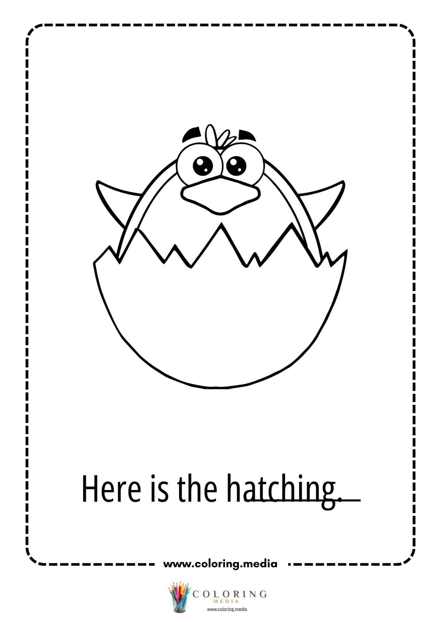 Here is the hatching worksheet