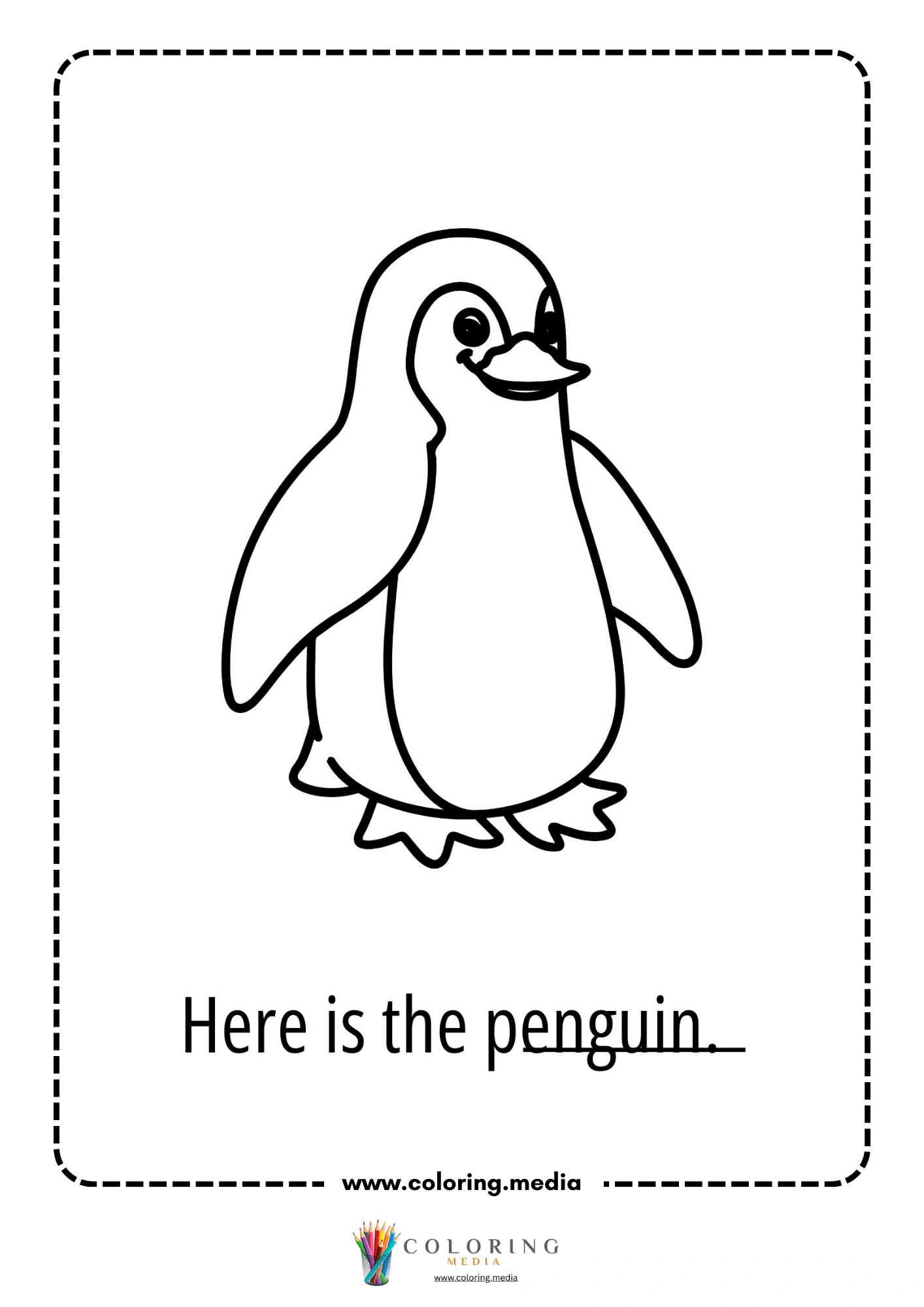Here is the penguin worksheet