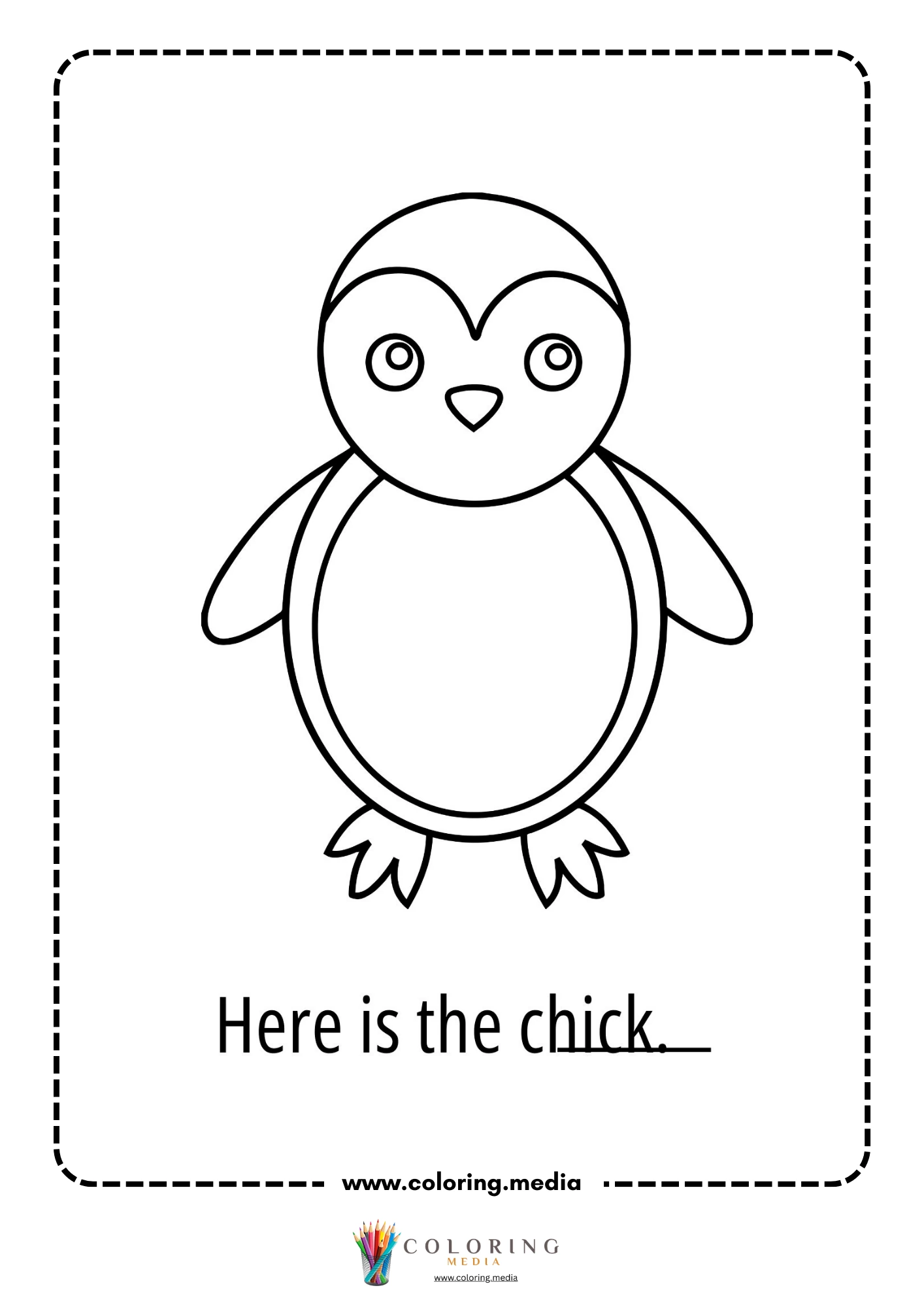 Here is the chick worksheet
