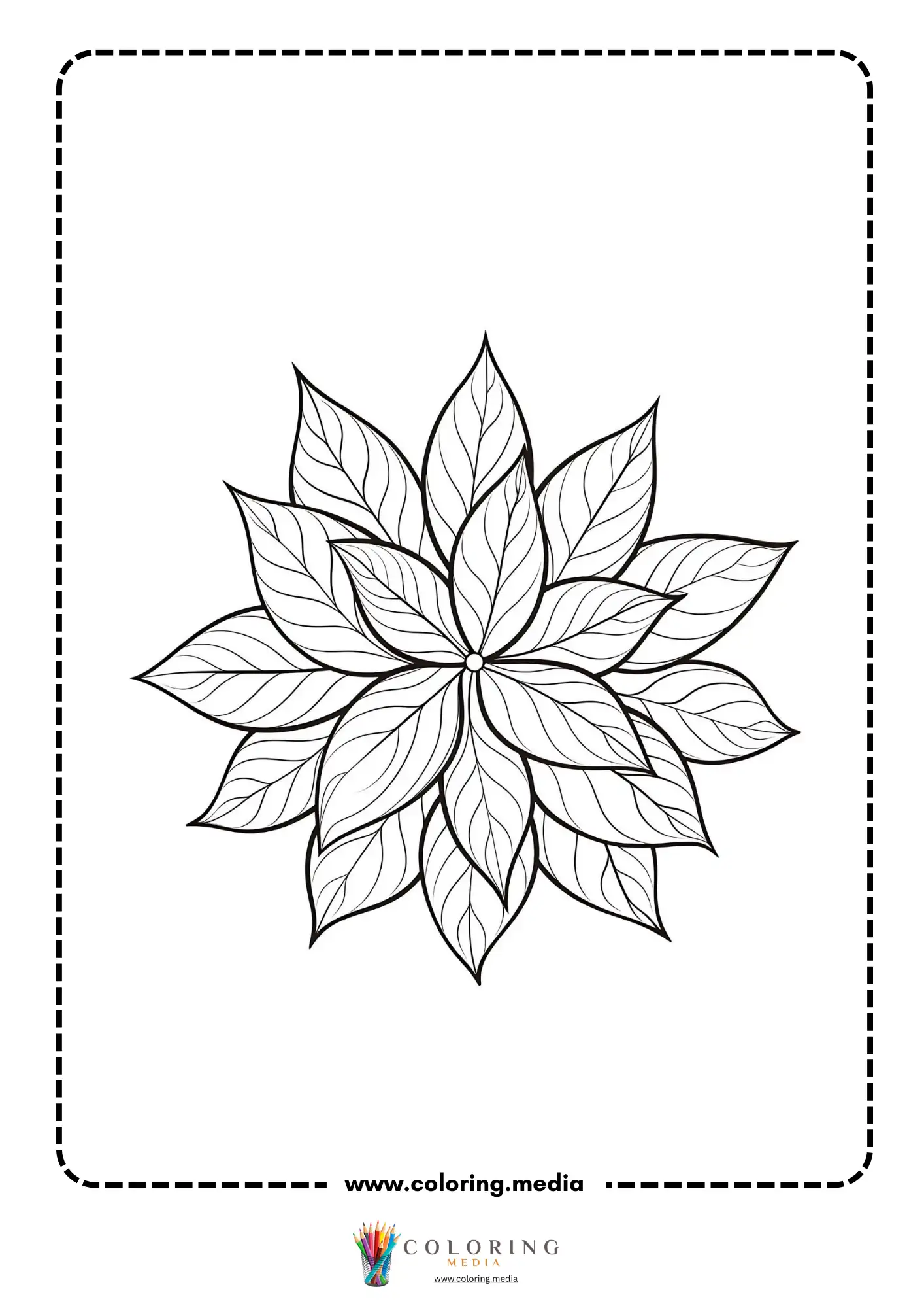 Easy abstract geometric pattern coloring page page 22