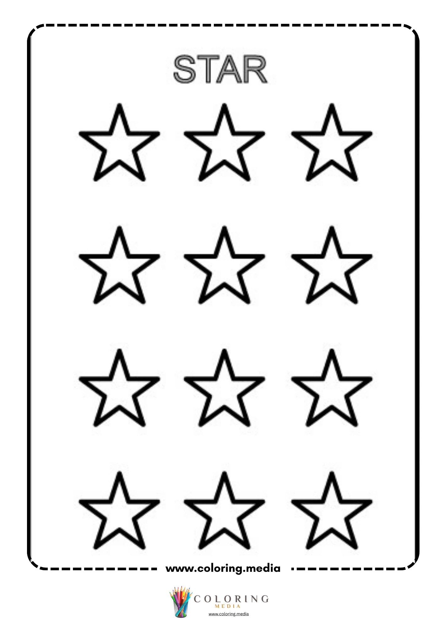 Learn and draw geometric shape activity coloring page page 27