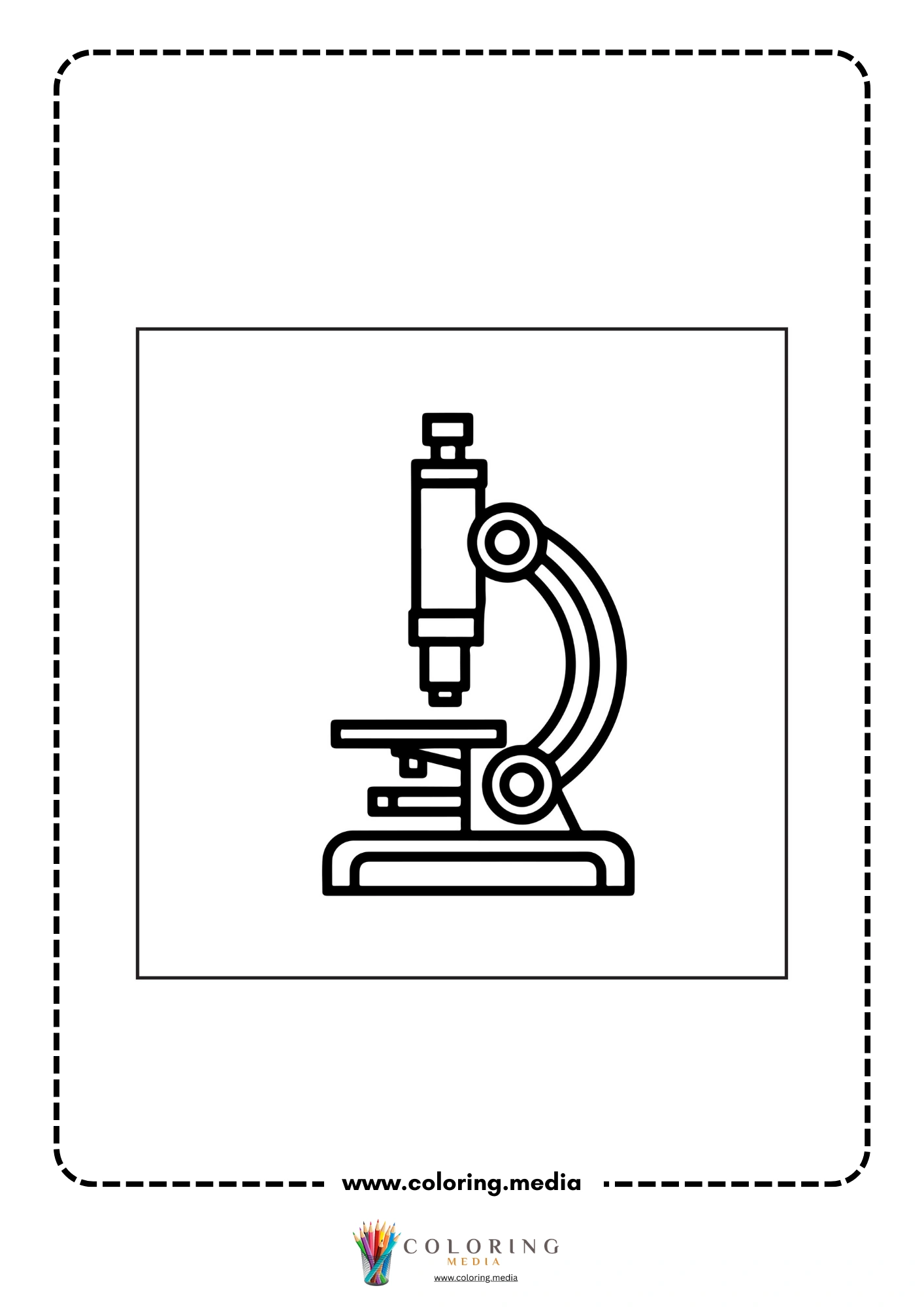 Medical coloring page with bandage and first aid items