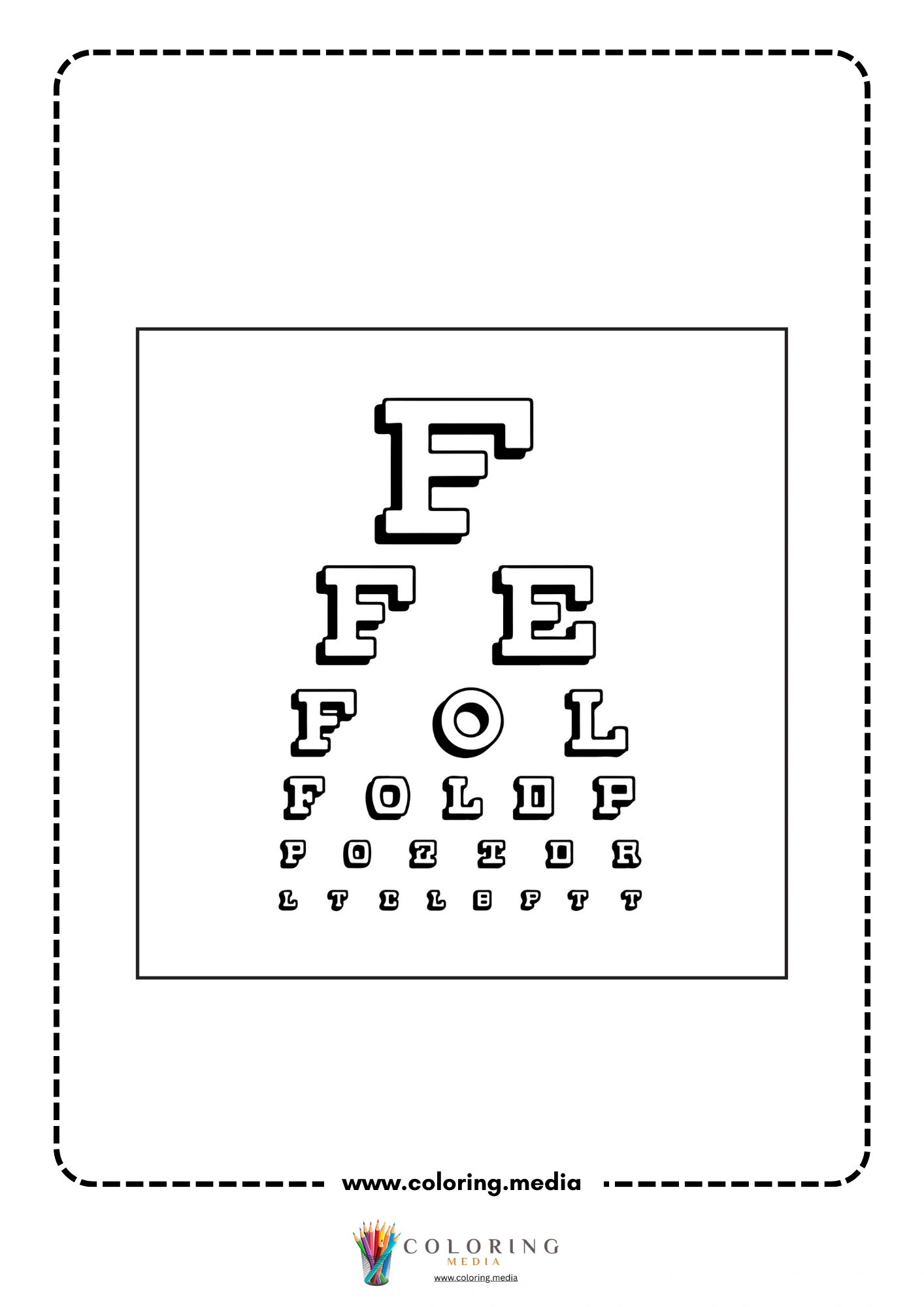 Medical coloring page with medical bag and cross emblem