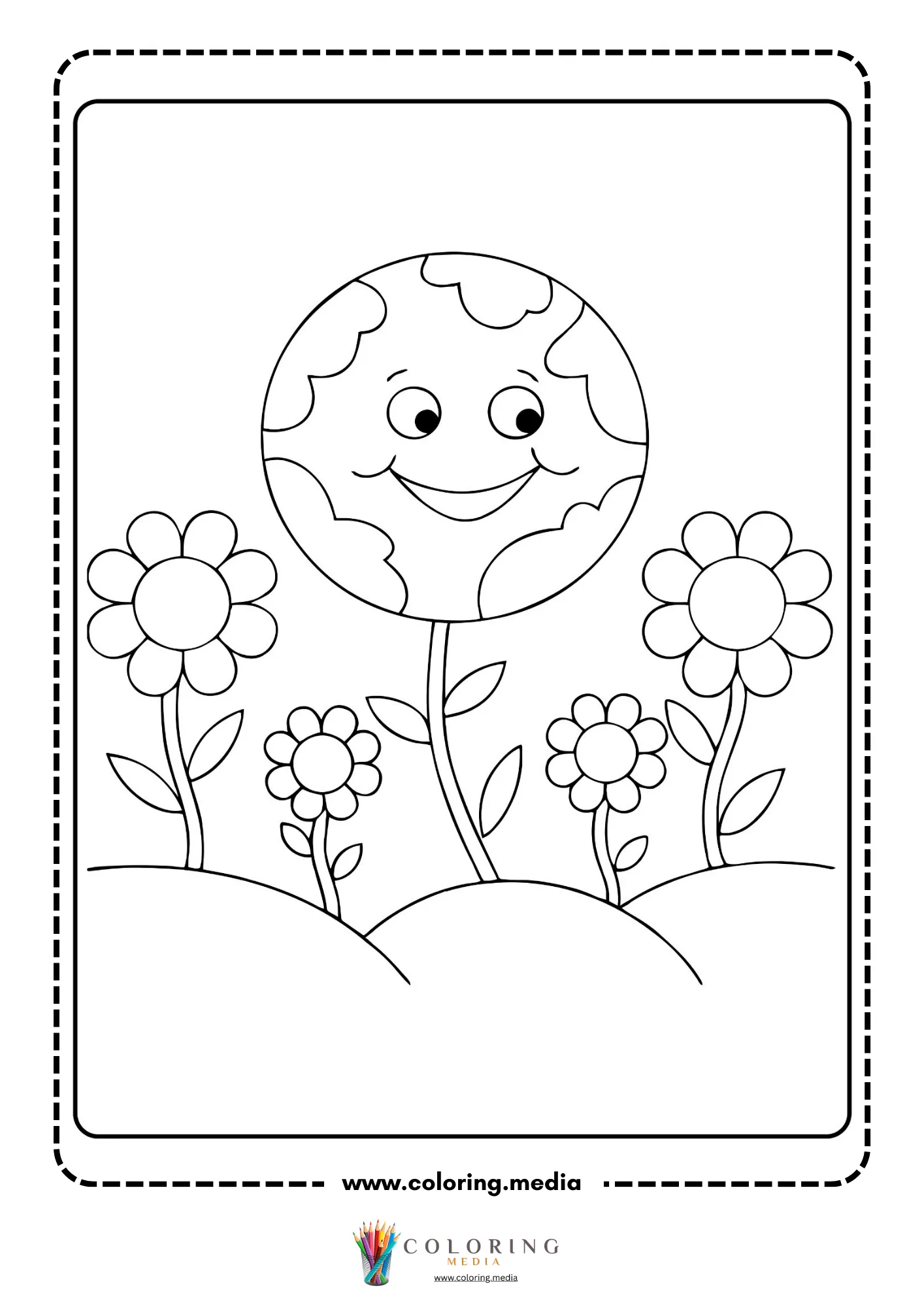 Earth flower garden