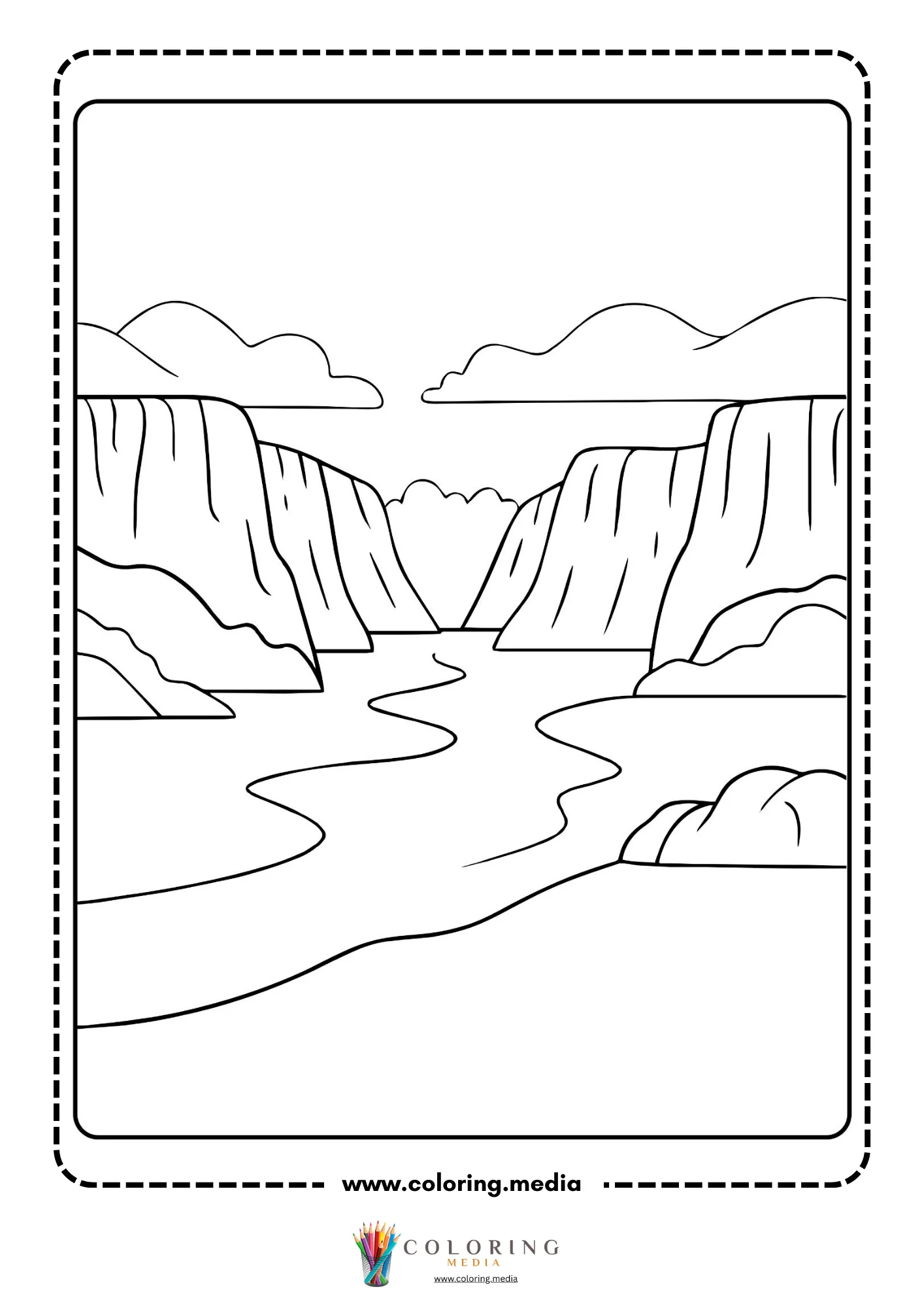 River canyon landscape
