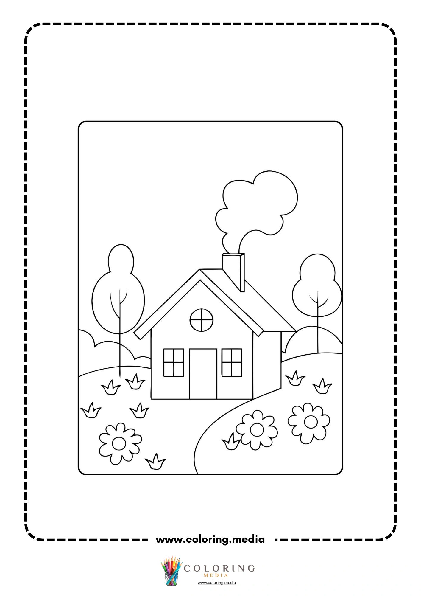 Greenhouse effects coloring page with atmosphere around Earth