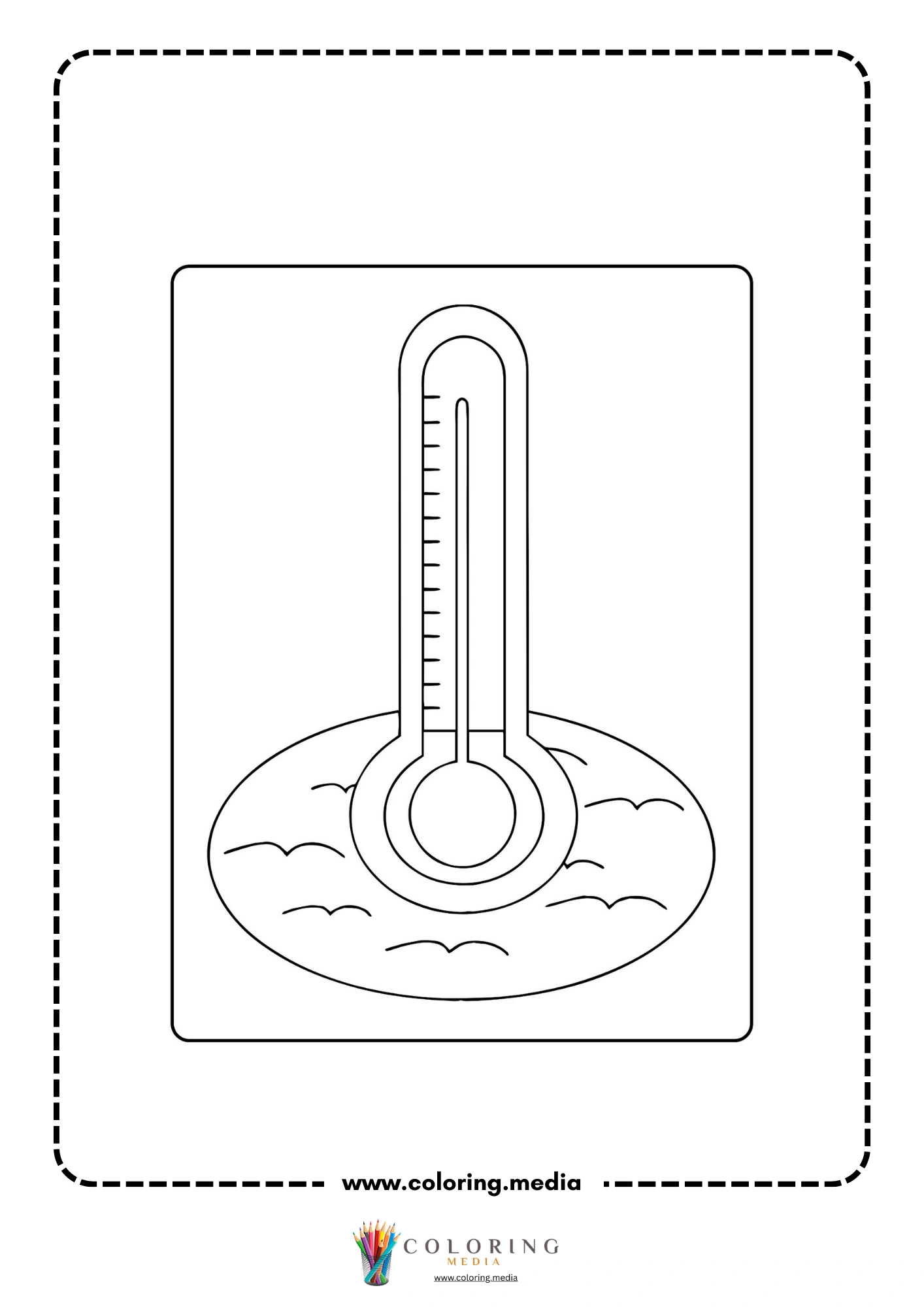 Greenhouse effects coloring page with trapped heat around Earth