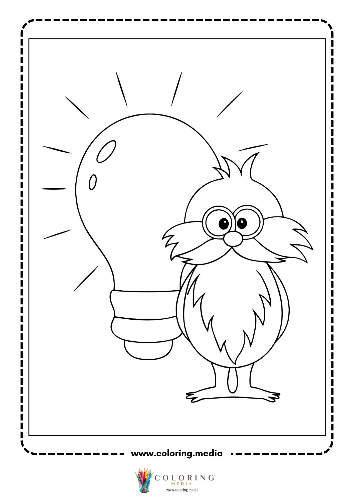 Renewable energy coloring page with wind farm and countryside landscape