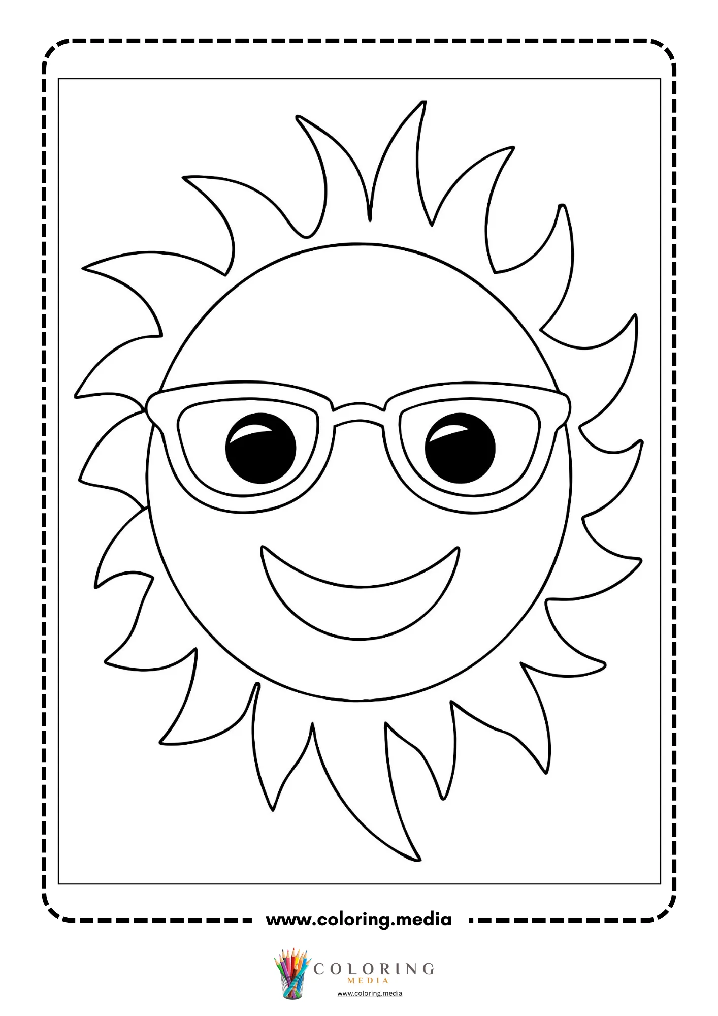 Outer space coloring page with space exploration scene