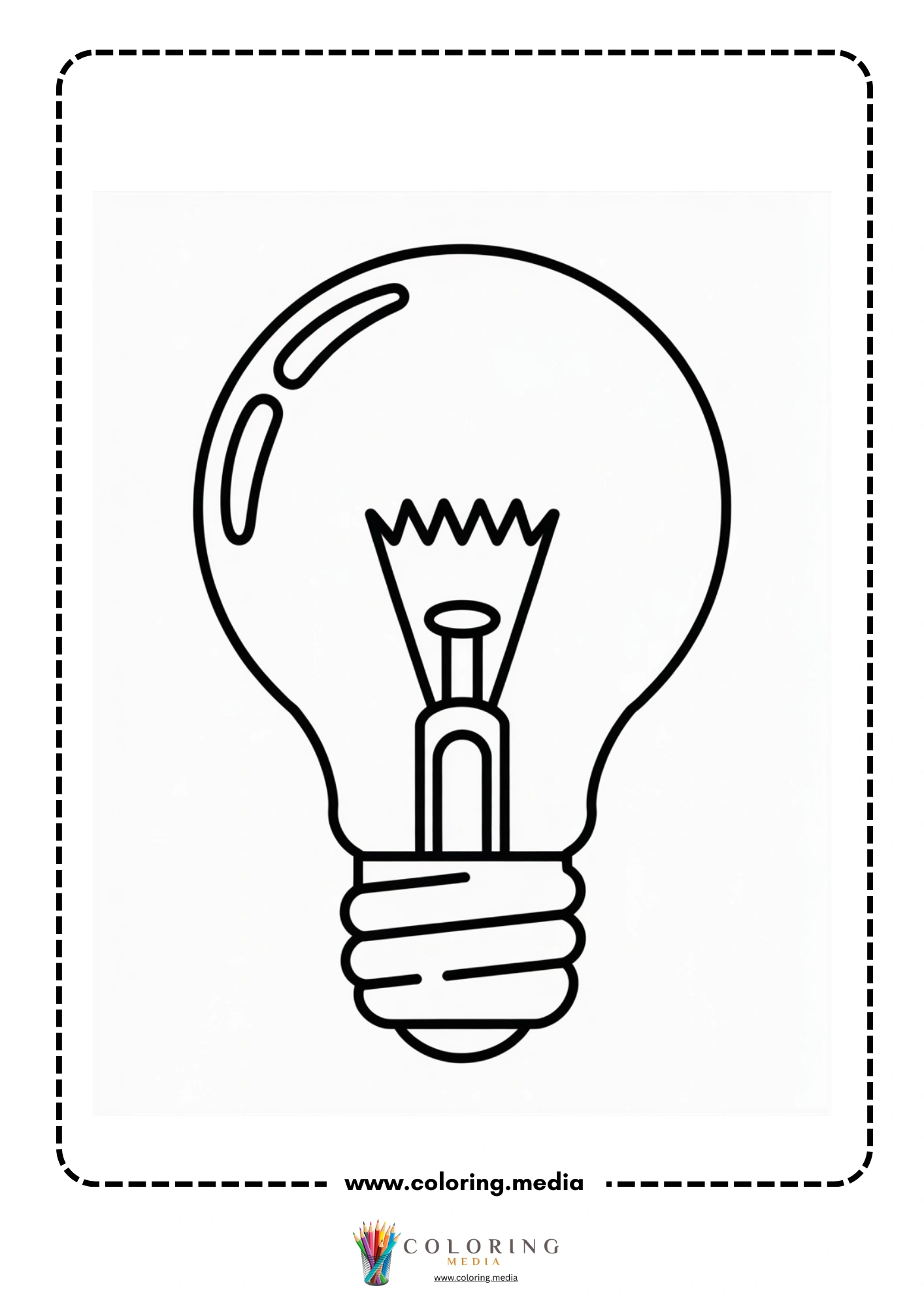 Electronic coloring page with switch and circuit wire